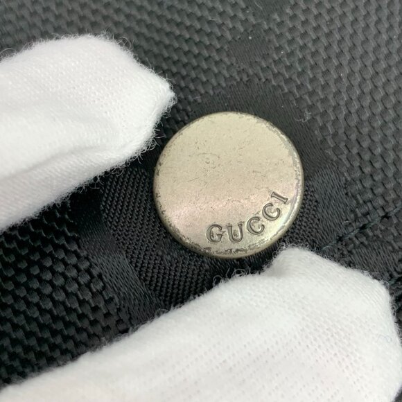 DM0118 Gucci Black Monogram Hooded Jacket With Front Pockets - Picture 7 of 8